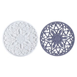Flower Pattern Placemat Epoxy Resin Mold Coaster DIY Crafts