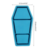 Halloween Coffin Box Epoxy Mold Jewelry Holder Resin Silicone Mould