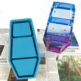 Halloween Coffin Box Epoxy Mold Jewelry Holder Resin Silicone Mould