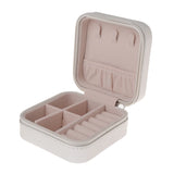 634D Jewelry Box Portable Storage Organizer Zipper Travel Case