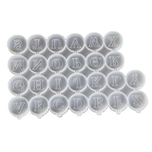 Epoxy Resin Mold for Letter Earrings DIY Alphabet Pendants
