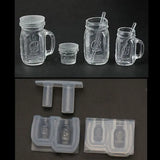 Mini Honey Jar Resin Mold Bottle Pendant Silicone Mold