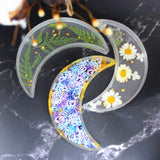 Moon Tray Epoxy Resin Mold Serving Fruit Plate DIY Crafts Casting