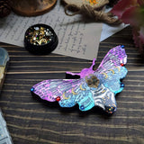 Moth Keychain Epoxy Resin Mold DIY Necklace Pendant