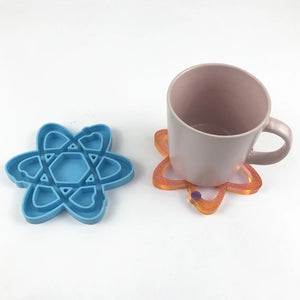 Planet Coaster Epoxy Resin Mold Cup Pad Mat Silicone Mould DIY Crafts Home Decor