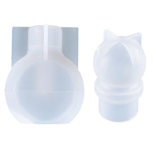 Epoxy Resin Mold Bottle with Lid Storage Jar