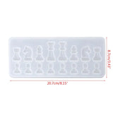 Garloy 3D Chess Silicone Mold Set for Resin Casting & Crafting