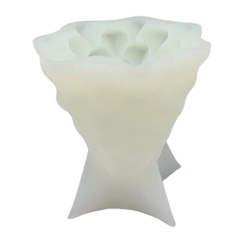 3D Christmas Tree Candle Silicone Mold for DIY Crafts