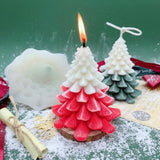 3D Christmas Tree Candle Silicone Mold for DIY Crafts