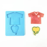 Heart Resin Mould for Jewelry Pendant Keychain