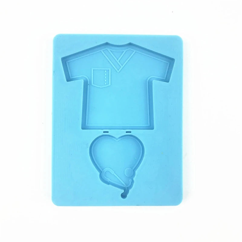 Heart Resin Mould for Jewelry Pendant Keychain
