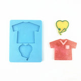 Heart Resin Mould for Jewelry Pendant Keychain