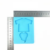 Heart Resin Mould for Jewelry Pendant Keychain