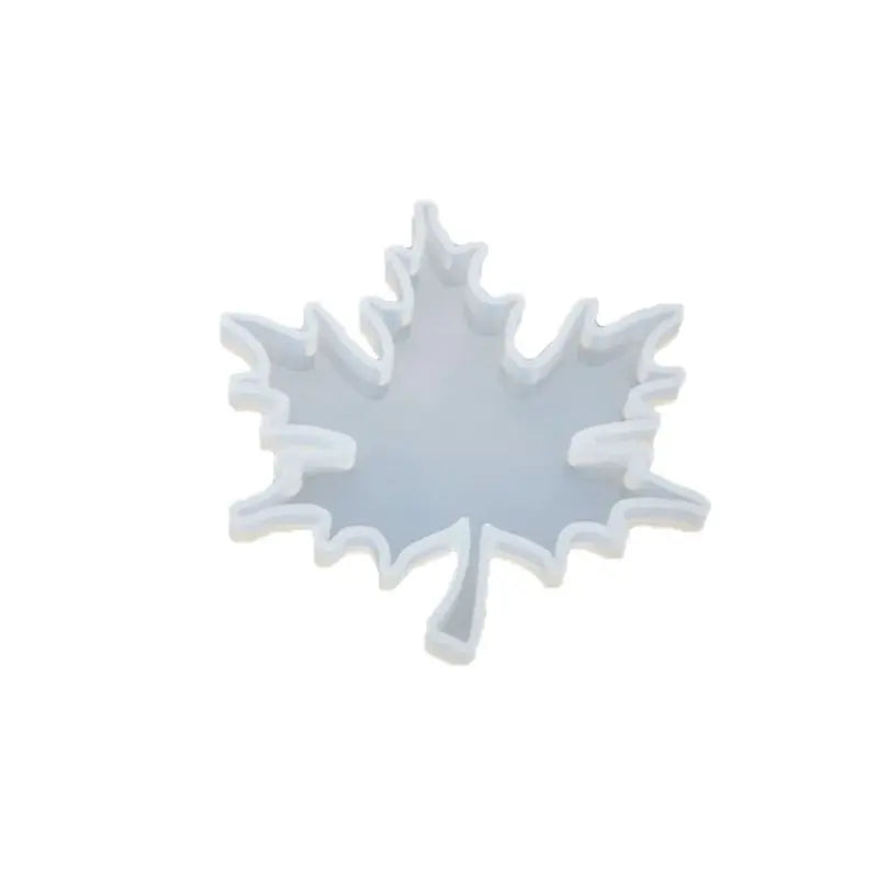 Round Maple Leaf Shape UV Resin Silicone Molds for Coaster DIY Crafts