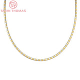 1 Piece Mixed Brass Necklace Chains Bracelet Chains High Jewelry Accessories