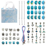 63Pcs Children Charm Bracelet DIY Kit Beads Jewelry Supplies Kid Bracelet