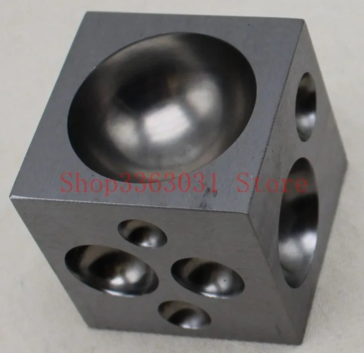 63mm Steel Dapping Tools Dapping Block Square Polished Doming Punch Tool