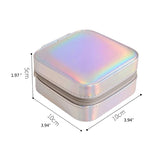 649D High Capacity Girl Jewelry Box Flannel Storage Bag