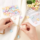 64Pcs Plastic Puzzle Piece Charms with Iron Loop Mixed DIY Jewelry Making
