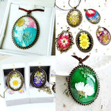 Dainty Romantic Oval/Round Gem Shape Punk Necklace for Women and Girls