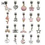 64pcs Jewelry Making Kit DIY Charm Bracelet Necklaces Set Beads Child Bracelet