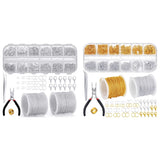 65 ft Necklace Chain Roll with Jump Rings and Lobster Clasps