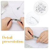 65 Feet 2mm Jewelry Making Chains Roll with Jump Rings and Lobster Clasps