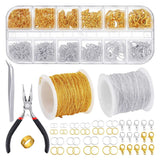 65ft 2mm Chain Roll with Clasps for Necklace, Bracelet