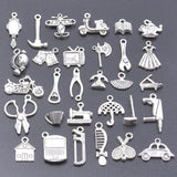 65 Pcs Household Tools Charms Steampunk Bulk Pendants Jewelry Making Supplies