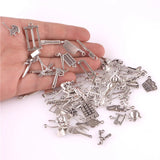 65 Pcs Household Tools Charms Steampunk Bulk Pendants Jewelry Making Supplies