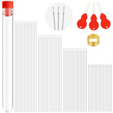 65 Beading Needles Set 4 Sizes Long Straight Embroidery Needles 85LF