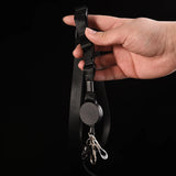 Retractable Rope Key Chain Adjustable Safety Buckle Easy to Pull Neck Key Ring
