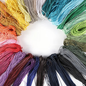 65m 1mm Polyester Braided Rope Bracelet Necklace Cord for DIY Jewelry Making