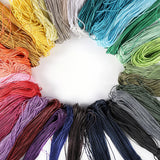 65m 1mm Polyester Braided Rope Bracelet Necklace Cord for DIY Jewelry Making