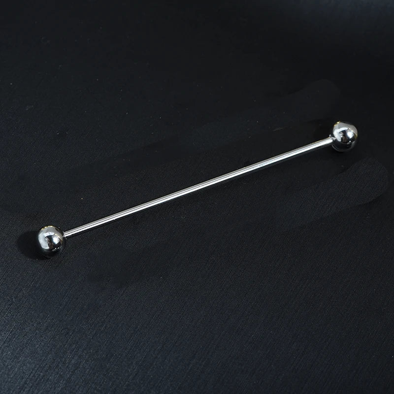 65mm Copper Ball Collar Clips Needle Brooch Pin Tie Clip Collar Clasp