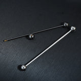 65mm Copper Ball Collar Clips Needle Brooch Pin Tie Clip Collar Clasp
