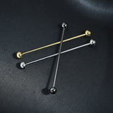 65mm Copper Ball Collar Clips Needle Brooch Pin Tie Clip Collar Clasp