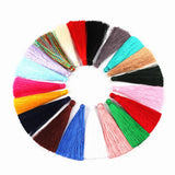 65mm Rayon Polyester Silk Tassels Earring Charms Chinese Knot Cotton Tassel