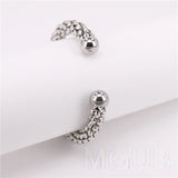 65mm Silver Open Bracelet 14.5g Light LH987