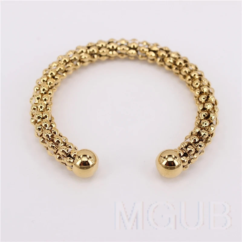 65mm Silver Open Bracelet 14.5g Light LH987