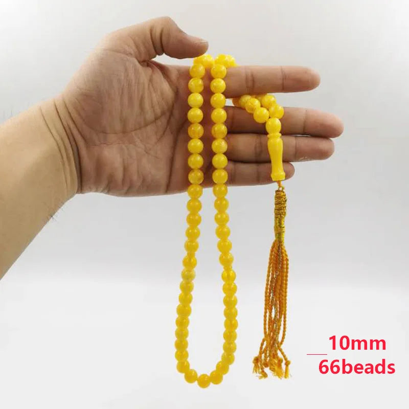 Resin Beads Muslim Tasbih Misbaha Islamic Bracelet Saudi Jewelry