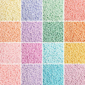 660Pcs 3mm Matte Macaroon Seed Beads Jewelry Making DIY Bracelet Necklace