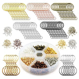 660Pcs Keychain Rings for Crafts w/ Lobster Clasp, Screw Eye Pins Hooks