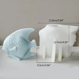 3D Tilapia Candle Mold Silicone for Aromatherapy DIY Soap Resin Mold