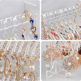 Acrylic Earring Organizer Double-layer Jewelry Storage Stand