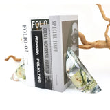 3D Cylinder Shape Silicone Resin Bookend Molds for Home Decor