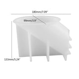 3D Cylinder Shape Silicone Resin Bookend Molds for Home Decor