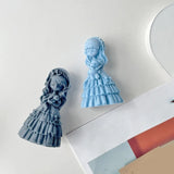 3D Girl Doll Silicone Mold for Scented Candle DIY Crafts
