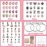 66Pcs DIY Beaded Bracelet Set for Girls Gift Jewelry Making Kit