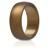 Men's Breathable 8mm Wide Silicone Sport Ring